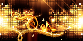 夜店音乐背景装饰画