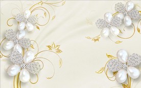 3D钻石珠宝 珍珠