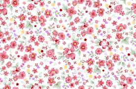 抽象小碎花花卉