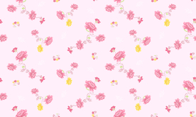 精细网点效果花卉乱花