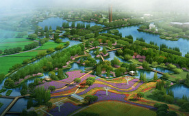 生态湿地风景区规划 效果图