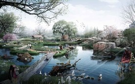 主题公园景观效果图