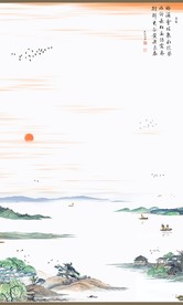 山水墨画山水意境山水禅境山水画