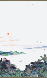 山水墨画山水意境山水禅境山水画
