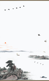 山水墨画山水意境山水禅境山水画