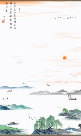 山水墨画山水意境山水禅境山水画