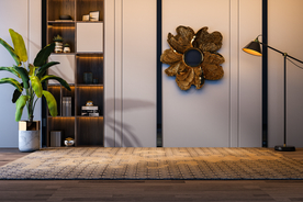 现代客厅沙发背景墙