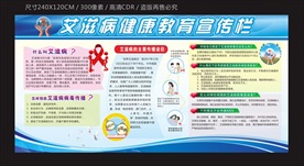 艾滋病健康教育宣传栏
