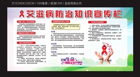 艾滋病防治知识宣传栏