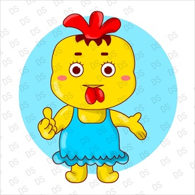 卡通小黄鸡