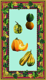 南瓜叶子绳子方巾