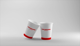 vi纸杯标志广告海报塑料杯办公