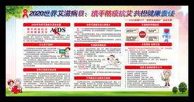 预防艾滋病知识宣传栏
