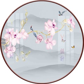 新中式花鸟装饰画图片