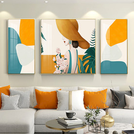 爱马仕美女装饰画