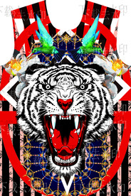 老虎 男装 大牌 印花