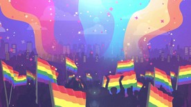 舞台庆典童趣背景视频素材