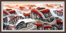 旭日东升装饰画