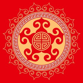 矢量民族花纹