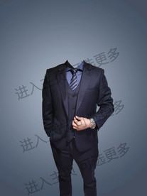 男士形象照半身