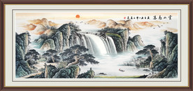 源远流长山水画