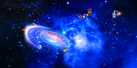宇宙星空太阳系