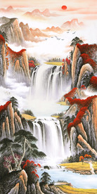 源远流长 山水画