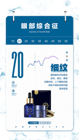 祛眼纹专业品牌海报