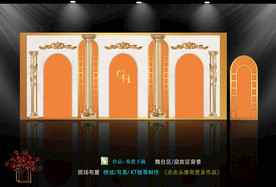 欧式拱门  欧式婚礼背景