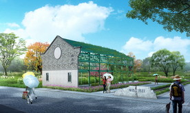 乡村驿站景观设计效果图