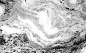 现代北欧水墨山大理石拼花背景墙