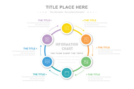 商务PPT信息图表流程结构图