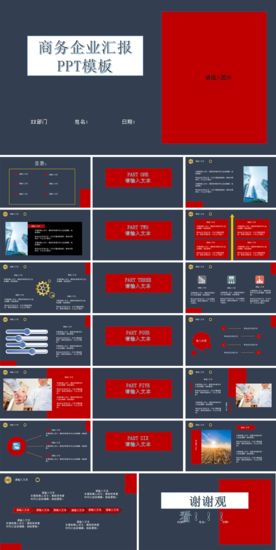 商务会议汇报项目介绍PPT