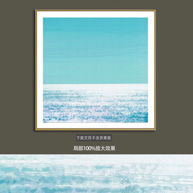 抽象油画装饰画轻奢手绘极简画