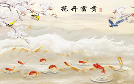 大理石电视背景墙