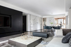 岩板瓷砖空间效果图