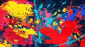 抽象油画