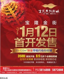 地产红色单张