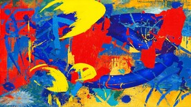 抽象油画