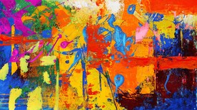 抽象油画