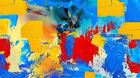 抽象油画