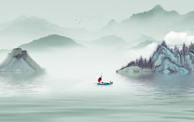 简约新品山水新画 TIF分层