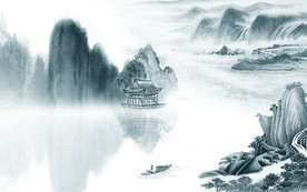 意境 新款山水新画 TIF分层