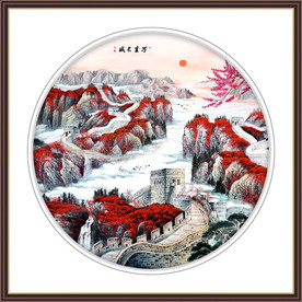 长城国画山水装饰画