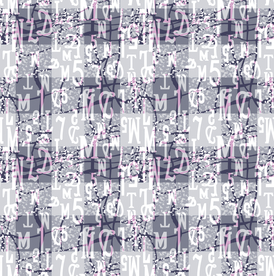 大牌字母数字格子组合