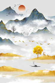 山水装饰画