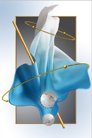 晶瓷抽象丝绸立体几何装饰画