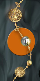 晶瓷现代抽象几何雕塑玄关装饰画