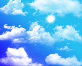 蓝天白云