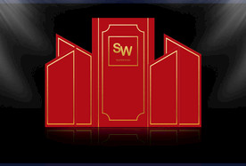 红色婚礼  欧式婚礼背景